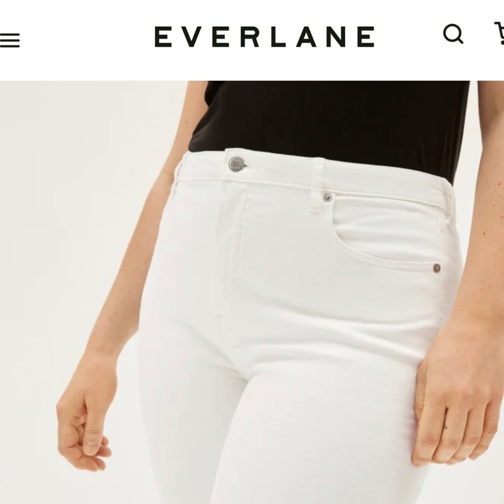 NWT Everlane Curvy High Rise Skinny Jean (Size 25 Ankle)